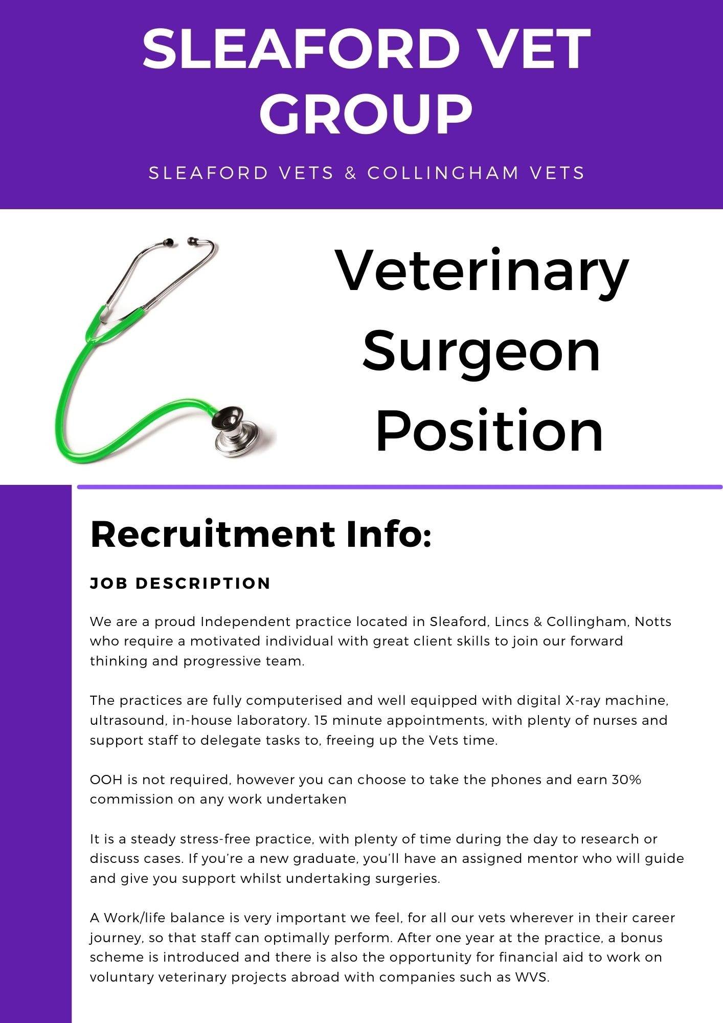 Vet Advert